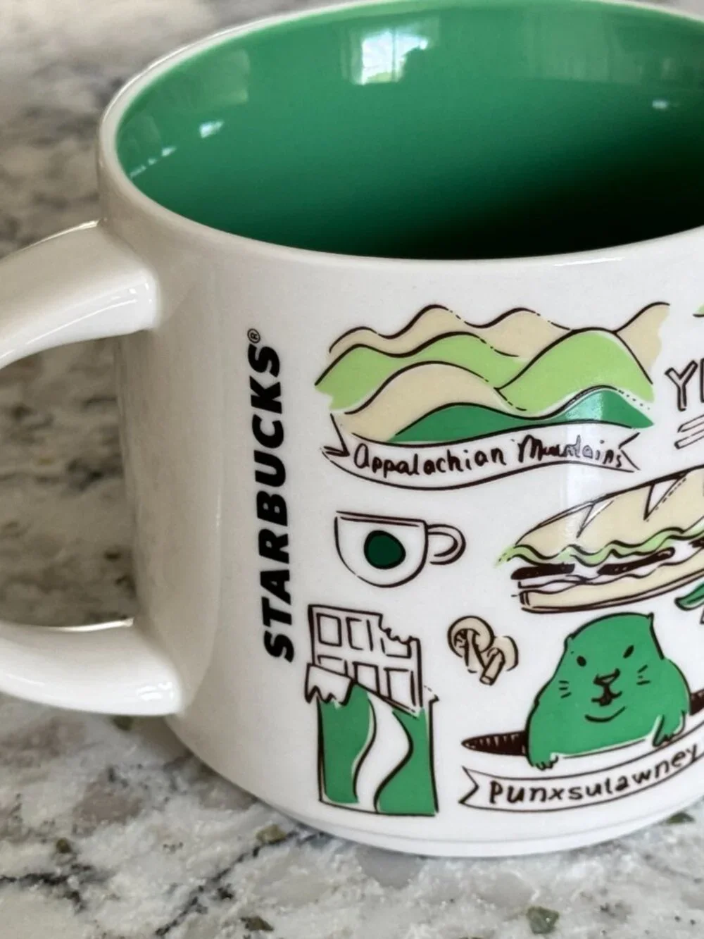 Starbucks Pennsylvania Been There Series 2018 Retired 14oz Mug NWOB
